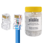 Conector De Red Rj45 Cat6 Pack 100 Piezas (1085)