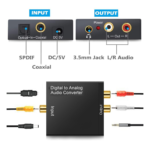 Convertidor De Audio Optico Digital A Analogico Rca (0761) - Imagen 2