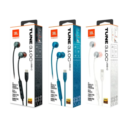 Audifonos Manos Libres JBL Tipo C Tune 310C (1089)