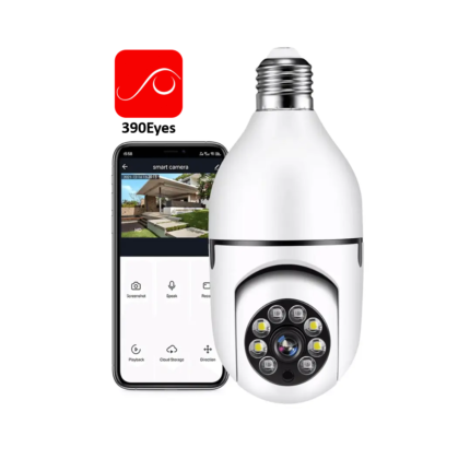 Camara Wifi Tipo Bombillo E27 390Eyes (1115)